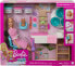 Фото #20 товара Barbie Wellness Face Masks Playset with Doll, Puppy, Moulds and Plasticine