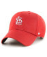 Men's Red St. Louis Cardinals Oxford Tech Clean Up Adjustable Hat