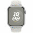 Фото #2 товара Умные часы Apple Watch Nike Sport 45 mm M/L Белый Серебристый