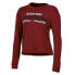 Фото #1 товара NCAA Arkansas Razorbacks Women's Crew Neck Fleece Double Stripe Sweatshirt - L