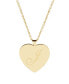 ფოტო #9 პროდუქტის Isabel Initial Heart Gold-Plated Pendant Necklace
