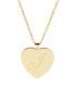 ფოტო #10 პროდუქტის Isabel Initial Heart Gold-Plated Pendant Necklace