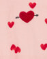 Фото #6 товара Adult 2-Piece Heart Fleece Pajamas XL