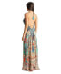 Фото #2 товара Women's Maxi Tribal Print Halterneck Dress