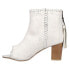 Фото #5 товара Roper Betsy Leather Shootie Pumps Womens White Dress Casual 09-021-0946-3070