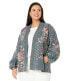 Johnny Was 291097 Plus Size Viviana Bishop Sleeve Kimono Denim Blue Size 1X - фото #2