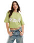 Billabong make it tropical t-shirt in green