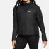 Фото #4 товара Nike Sportswear Windrunner 运动拉链连帽防水夹克 女款 黑色 / Куртка Nike Sportswear Windrunner BV3940-010