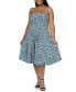 Фото #3 товара Платье до колена без бретелек, 24seven Comfort Apparel Plus Size