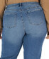 Фото #5 товара Trendy Plus Size Straight-Leg Jeans