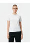 Kadın Beyaz Tişört - 4sak50101ek