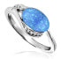 Silver ring with synthetic opal SVLR0041SH8O2