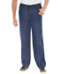 Фото #1 товара Big & Tall by KingSize Lightweight Comfort Side-Elastic 5-Pocket Jeans