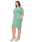 ფოტო #3 პროდუქტის Plus Size Mia Everyday T-Shirt Dress