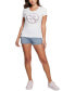ფოტო #4 პროდუქტის Women's Embellished 4G Interlock Logo T-Shirt