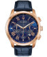 Фото #1 товара Часы Bulova Chronograph Wilton Blue Leather