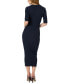 ფოტო #6 პროდუქტის Women's Cosysoft V-Neck Midi Dress