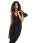 Closet London sleeveless midaxi dress in black