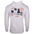 Puma Downtown Graphic Pullover Hoodie Mens White Casual Outerwear 53918202