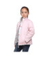 Little and Big Girls' Reversible Sherpa Fleece Puffer Jacket