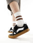 Vans Knu Skool trainers in black and gum