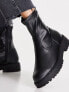 ASOS DESIGN Anton sock boot in black