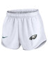 Women's White Philadelphia Eagles Tempo Shorts