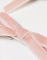 Pieces 2 pack velvet bow hair clips in pink