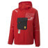 Puma Sf Statement Shell Full Zip Hooded Jacket Mens Red Coats Jackets Outerwear M - фото #1