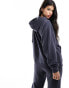 ASOS 4505 Icon fleece hoodie in washed black 34 - фото #8