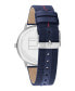 ფოტო #4 პროდუქტის Men's Navy Nylon Strap Watch 43mm