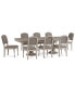 Anniston Dining 9-Pc. Set (Rectangular Table, 8 Side Chairs)
