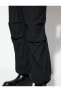 Фото #5 товара Брюки мужские Koton Парашют Большой крой с карманами из хлопка