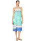 Фото #1 товара prAna 292432 Parisol Midi Dress Aqua Canopy Size XS (Women's 0-2)