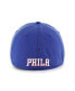 Men's Royal Philadelphia 76ers Classic Franchise Flex Hat