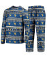 Фото #2 товара Пижама Concepts Sport West Virginia Mountaineers Ugly Sweater