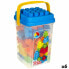 Фото #1 товара Конструктор COLOR BLOCK Construction set Color Block Basic Bucket 50 Pieces 6 Units.