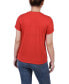 ფოტო #2 პროდუქტის Women's Short Sleeve Top with Stone Details