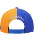 Фото #3 товара Men's Blue and Orange New York Knicks Team Half and Half Snapback Hat