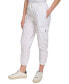 ფოტო #3 პროდუქტის Women's Cotton Drawstring Cargo Joggers