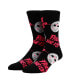 ფოტო #1 პროდუქტის Men's Jason Voorhees Hockey Mask Athletic Black Light Crew Socks