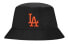 Фото #1 товара Головной убор MLB Fisherman Hat 32CPH4011 в оранжевом цвете.