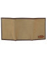 Men's Canvas with Leather Trim Trifold Wallet