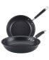 Фото #2 товара Advanced Home Hard-Anodized Nonstick Skillet Set, 2 Piece