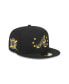 ფოტო #2 პროდუქტის Men's Black Atlanta Braves 2024 Armed Forces Day On-Field 59FIFTY Fitted Hat