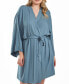 Фото #1 товара Пижама iCollection Bree Plus Size Modal Robe