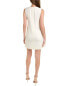 Oscar De La Renta Silk-Lined Wool Shift Dress Women's