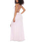 Juniors' Sequined Open-Back Gown