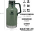 Фото #3 товара Stanley Unisex - Adult Classic Easy-Pour Thermal Insulated Stainless Steel Growler, Hammertone Green, 1900ml