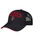 ფოტო #1 პროდუქტის Men's Black San Diego State Aztecs Wyatt Primary Team Trucker Adjustable Hat